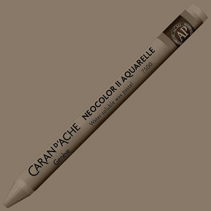 Caran d'Ache Neocolor II Aquarelle Vandycke Brown 045