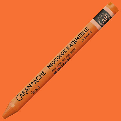 Caran d'Ache Neocolor II Aquarelle Flame Red 050
