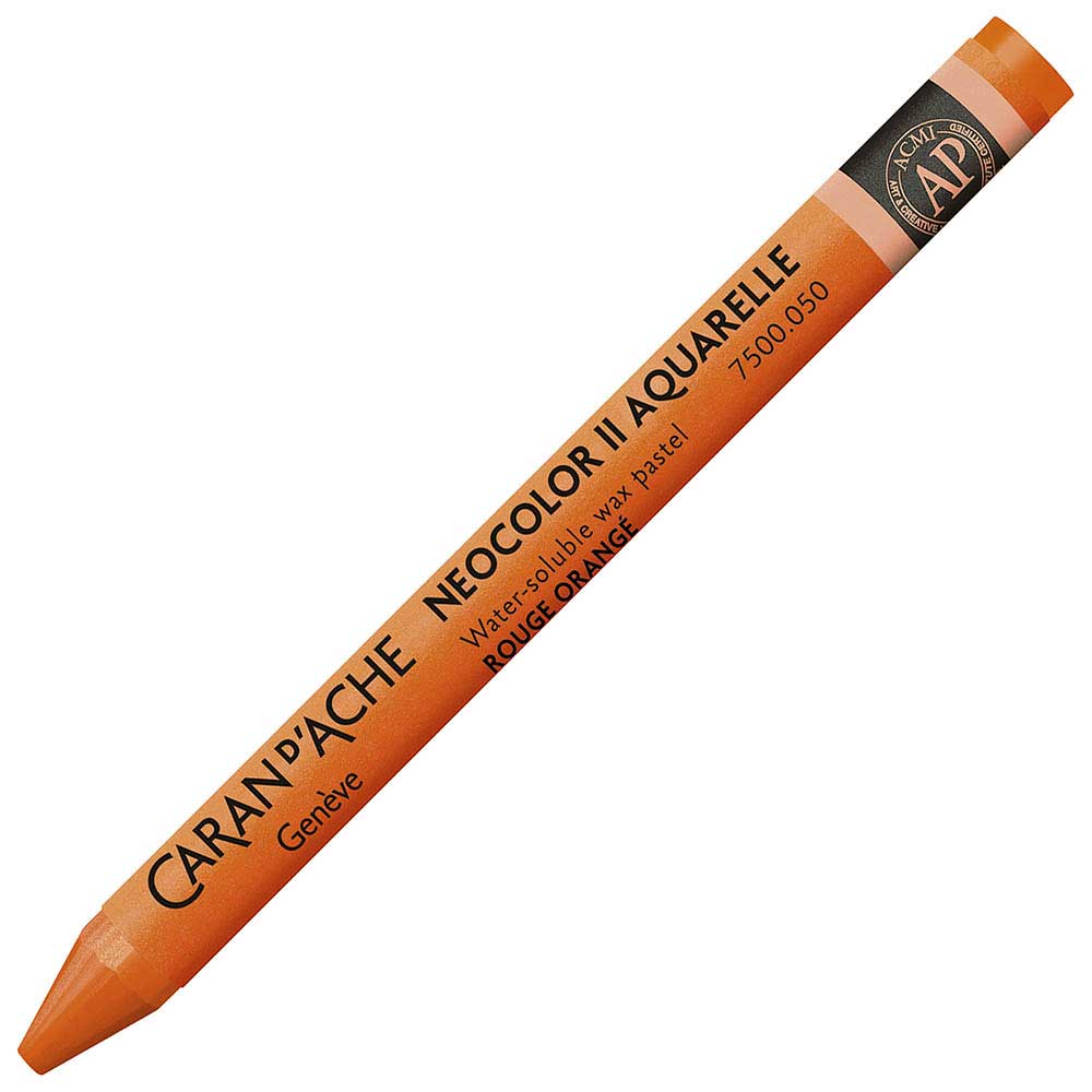 Caran d'Ache Neocolor II Aquarelle Flame Red 050