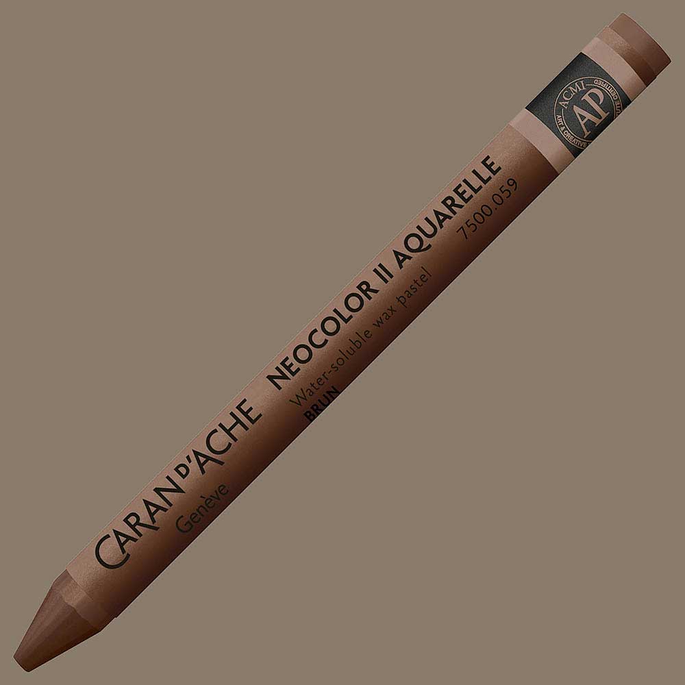 Caran d'Ache Neocolor II Aquarelle Brown 059