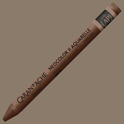 Caran d'Ache Neocolor II Aquarelle Brown 059
