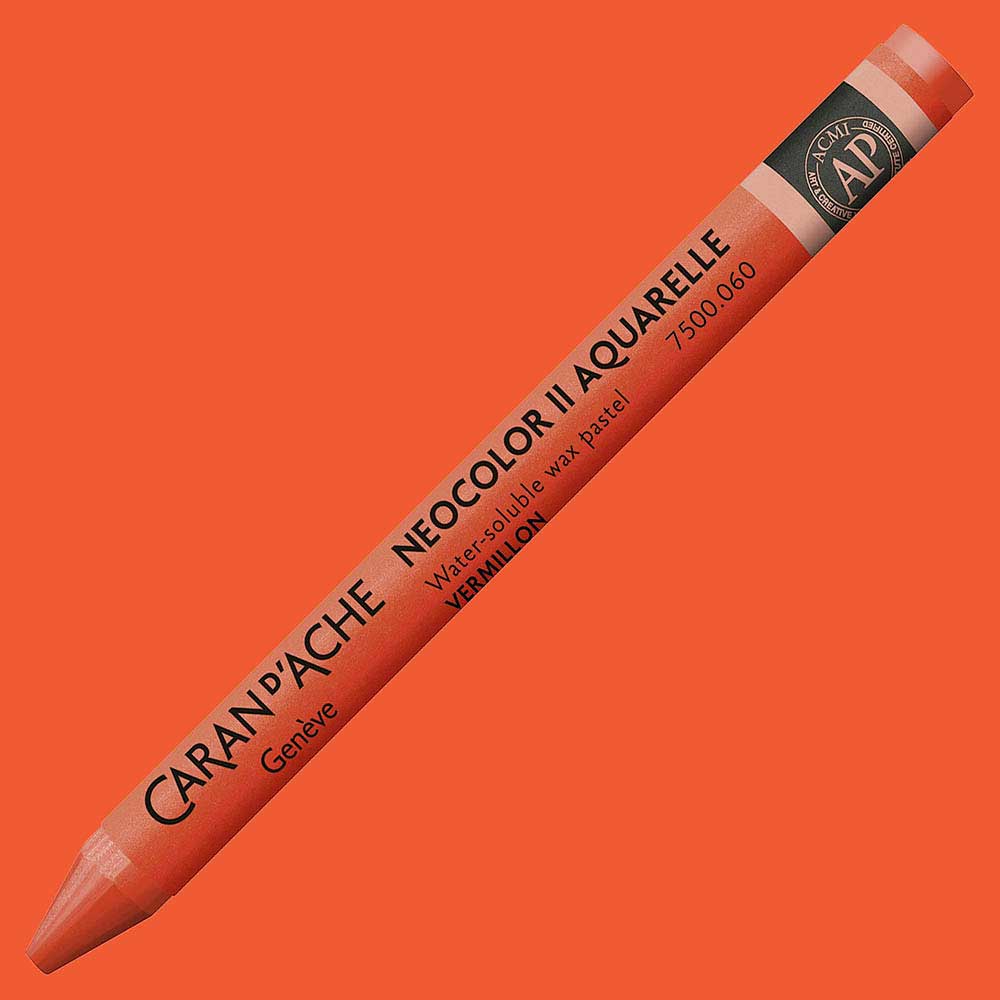 Caran d'Ache Neocolor II Aquarelle Vermilion 060