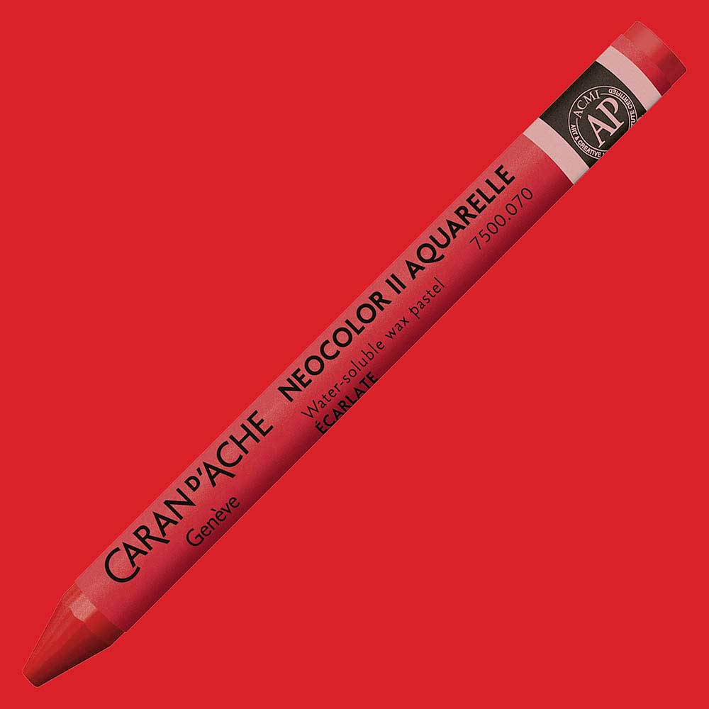 Caran d'Ache Neocolor II Aquarelle Scarlet 070