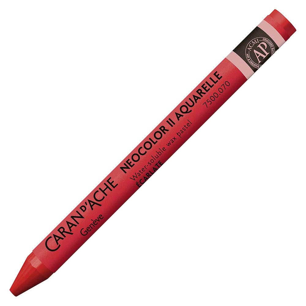 Caran d'Ache Neocolor II Aquarelle Scarlet 070