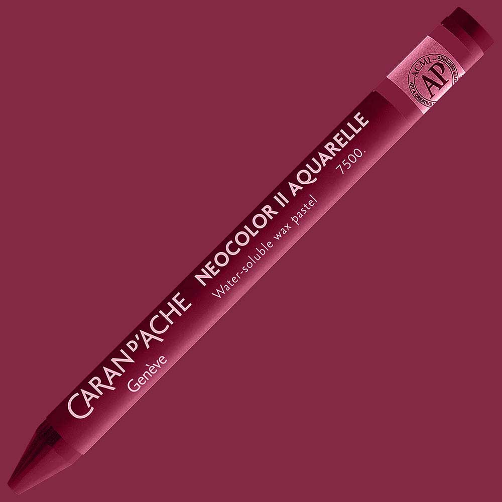 Caran d'Ache Neocolor II Aquarelle Crimson Alizarin (hue) 589