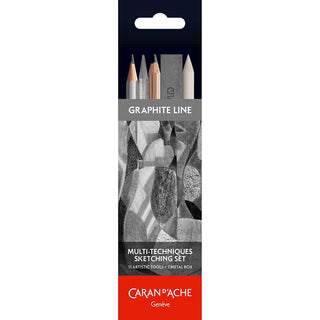 Caran d'Ache Graphite Line Multi-Techniques Sketching set 11+1