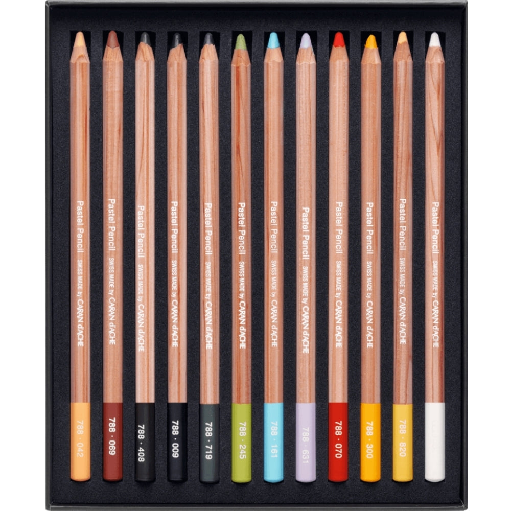 Caran d'Ache Pastel Pencil 12'li Set (Pastel Kalem)