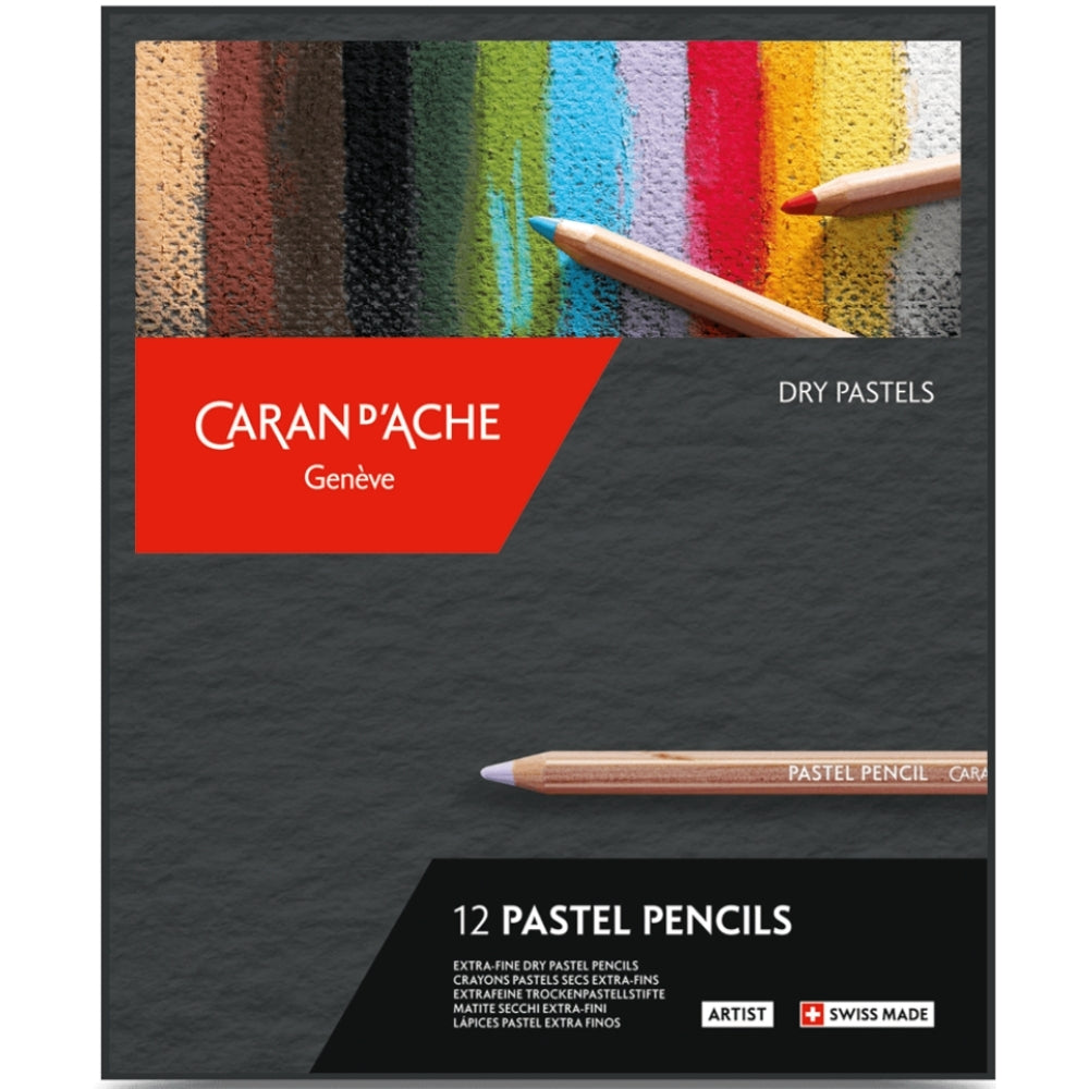 Caran d'Ache Pastel Pencil 12'li Set (Pastel Kalem)