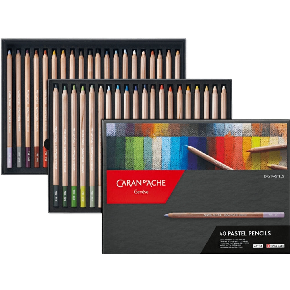 Caran d'Ache Pastel Pencil 40'lı Set (Pastel Kalem)