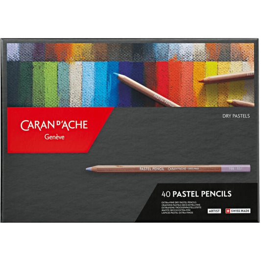 Caran d'Ache Pastel Pencil 40'lı Set (Pastel Kalem)