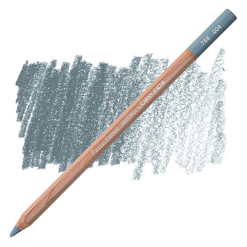 Caran d'Ache Pastel Pencil Steel Grey 004