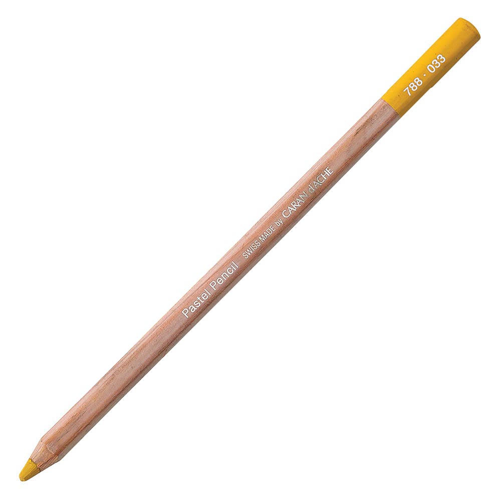 Caran d'Ache Pastel Pencil Golden Ochre 033