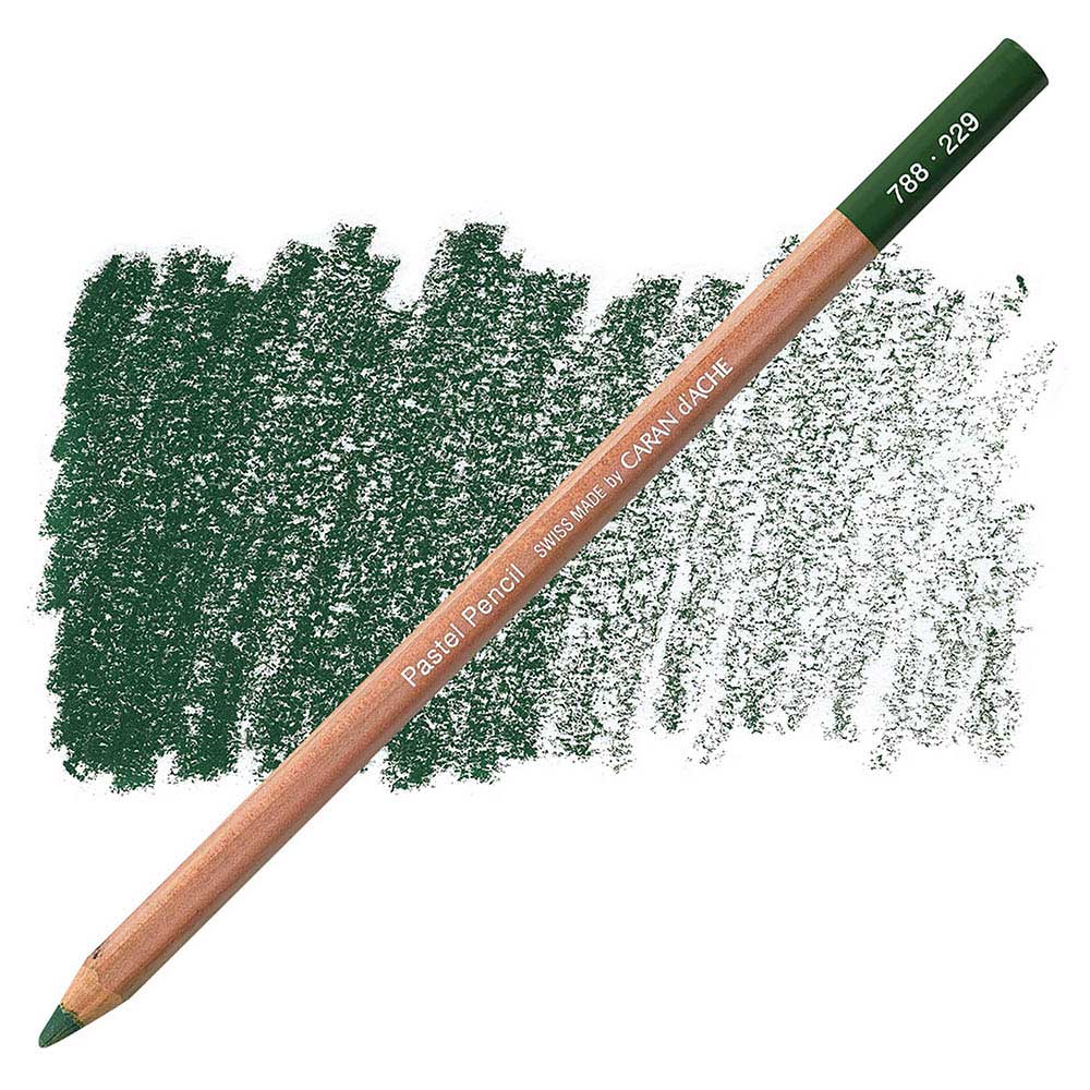 Caran d'Ache Pastel Pencil Dark Green 229
