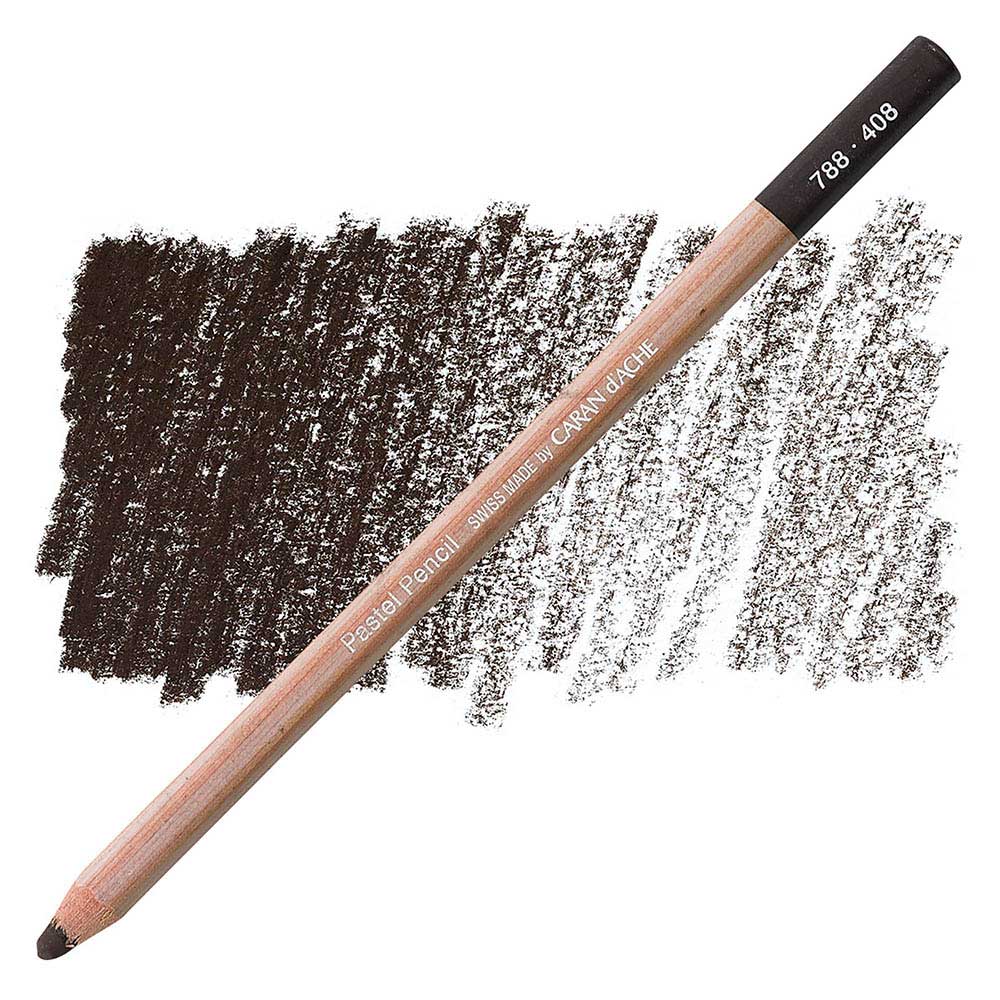 Caran d'Ache Pastel Pencil Dark Sepia 408