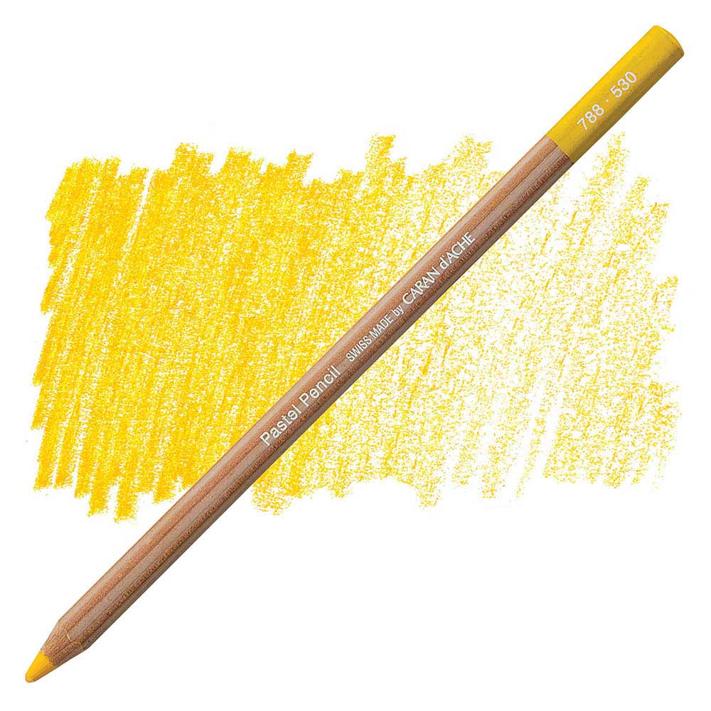 Caran d'Ache Pastel Pencil Golden Cadmium Yellow (imit) 530