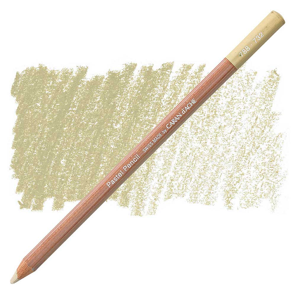 Caran d'Ache Pastel Pencil Brown Olive 10% 732