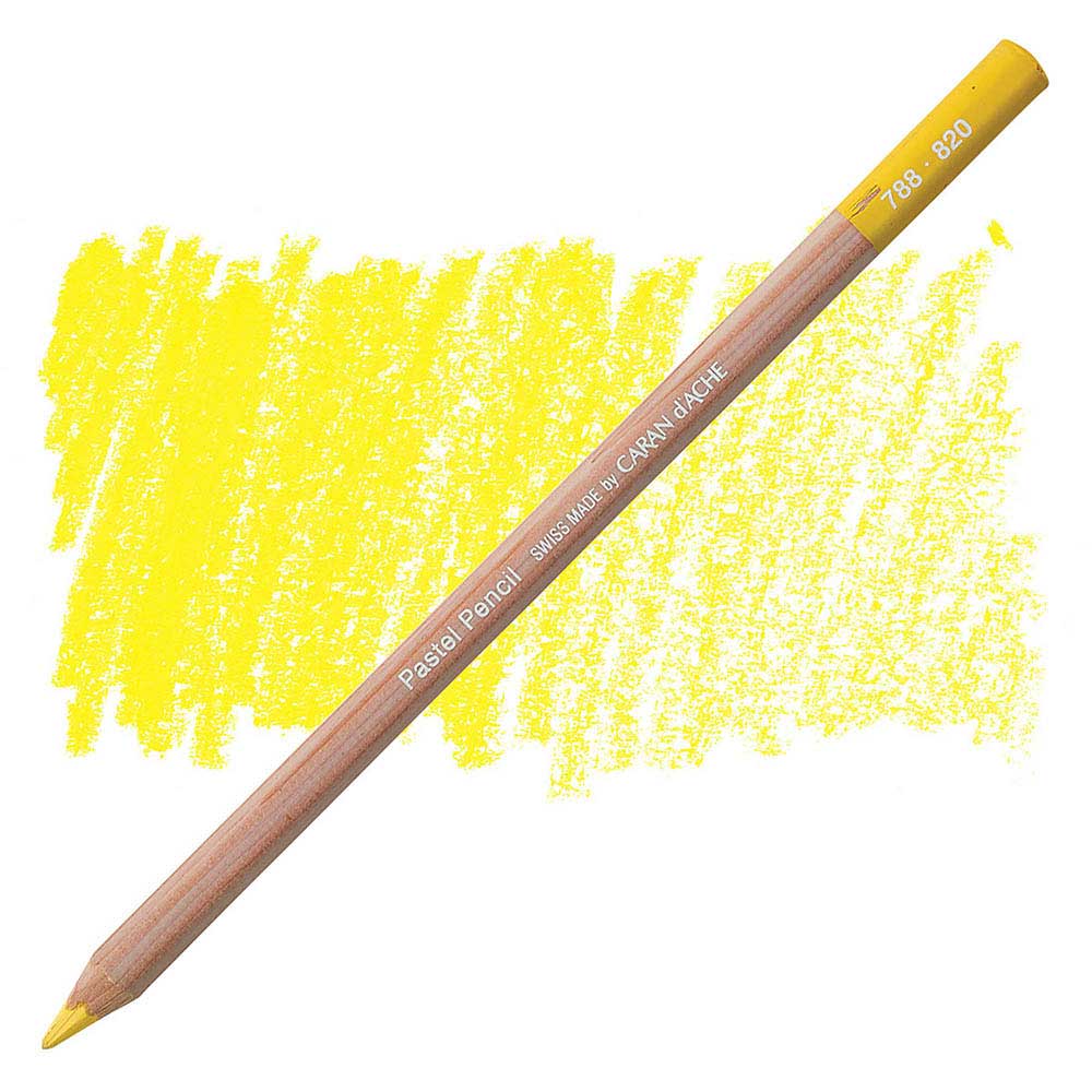 Caran d'Ache Pastel Pencil Golden Bismuth Yellow 820