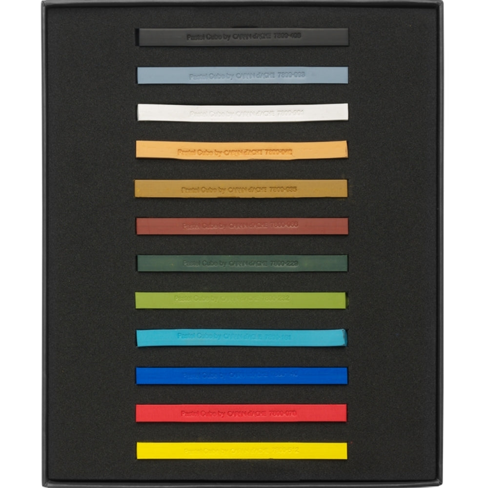 Caran d'Ache Pastel Cube & Pastel Pencil Initiation 24'lü Set Başlangıç