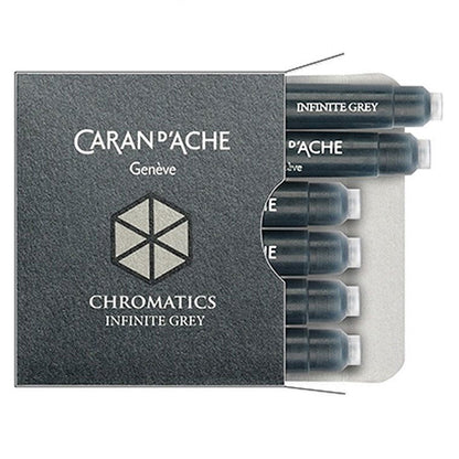 Caran d'Ache 8021 Ink Cartridges Chromatics Infinite Grey