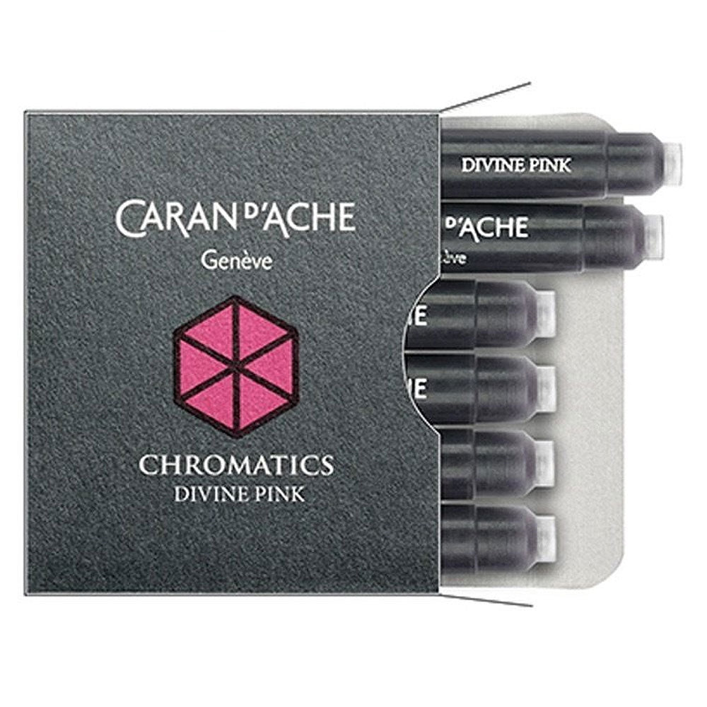 Caran d'Ache 8021 Ink Cartridges Chromatics Divine Pink