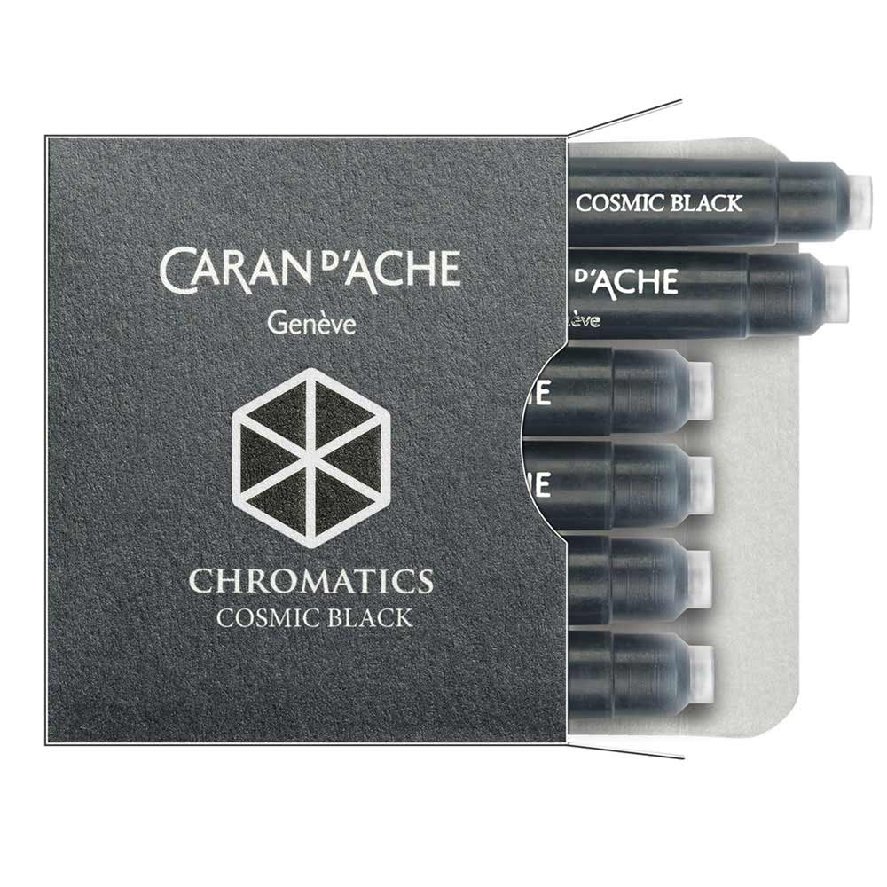 Caran d'Ache 8021 Ink Cartridges Chromatics Cosmic Black
