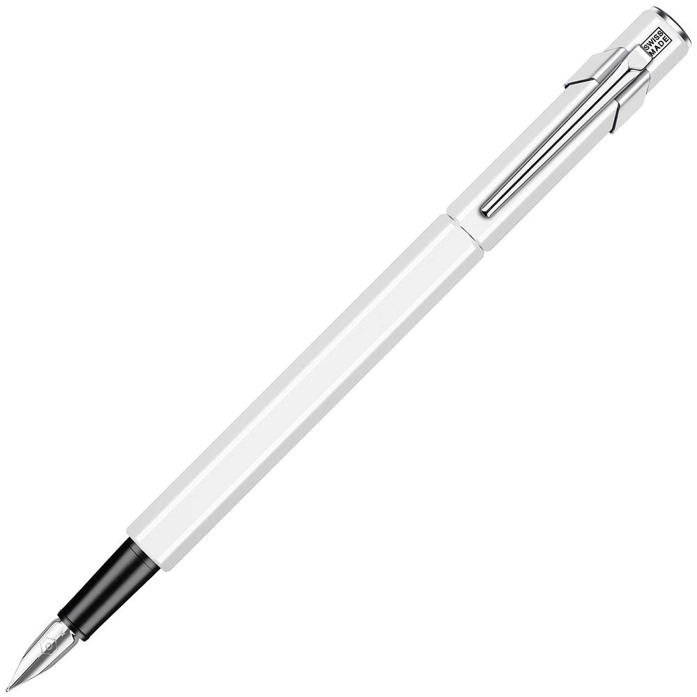 Caran d'Ache 849 Fountain Pen Metal Dolma Kalem Beyaz(F)