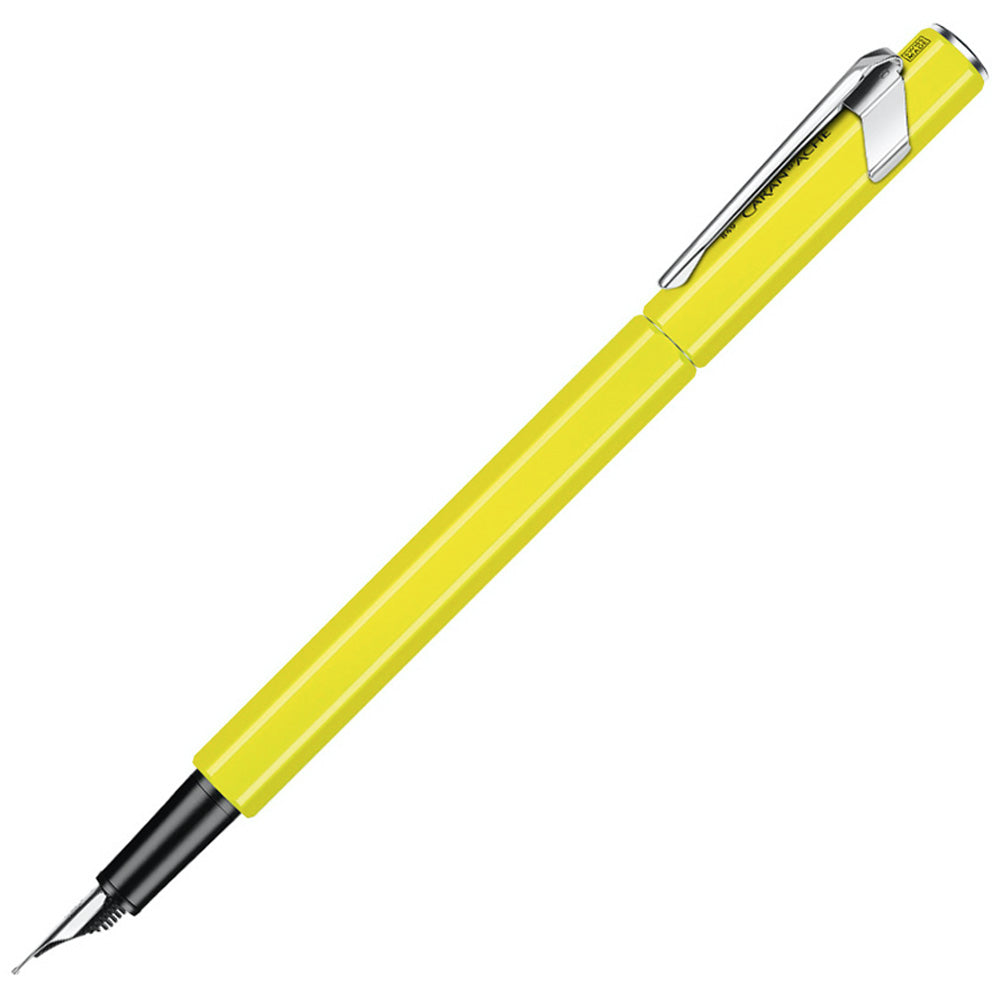 Caran d'Ache 849 Fountain Pen Metal Dolma Kalem Sarı(F)