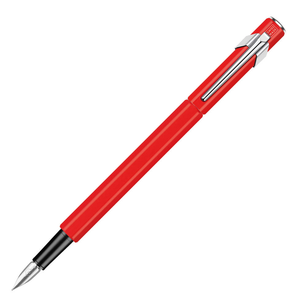 Caran d'Ache 849 Fountain Pen Metal Dolma Kalem Kırmızı(F)