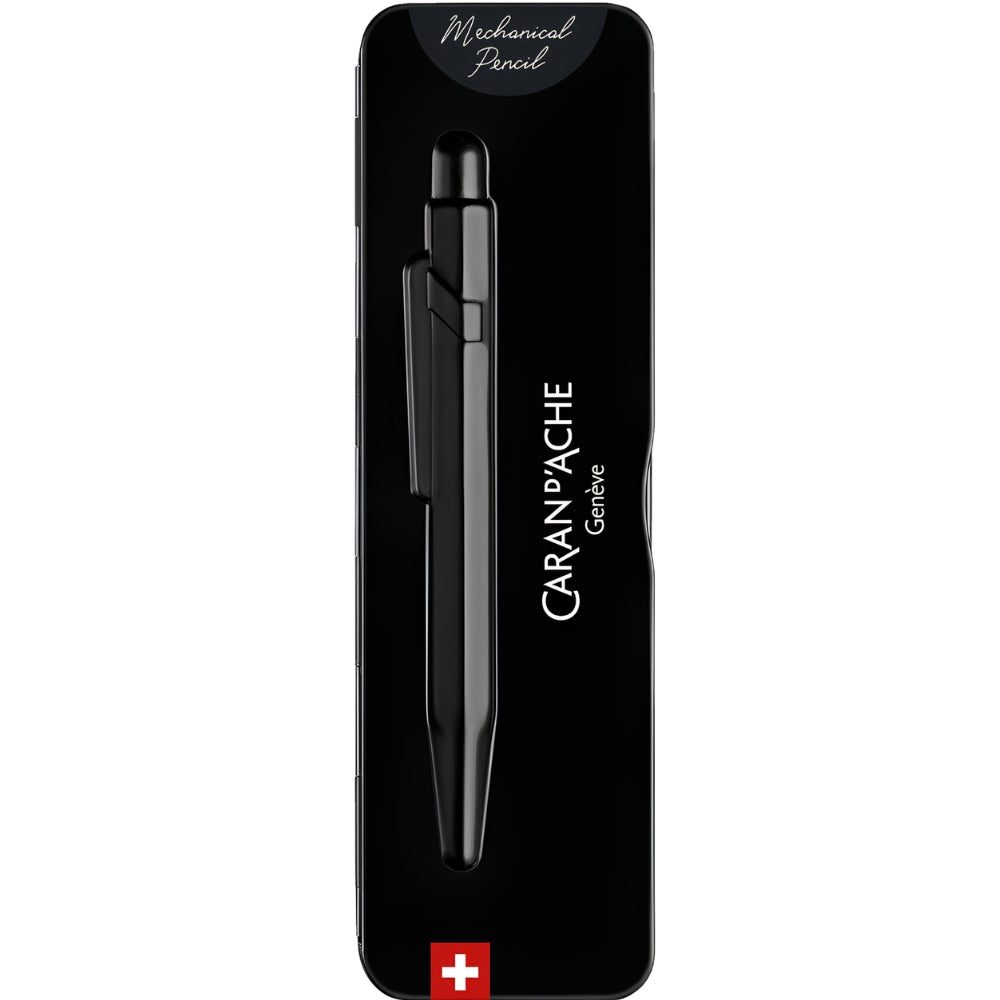 Caran d'Ache 844 Mechanical Pencil 0.7mm Black (Metal Kutulu)