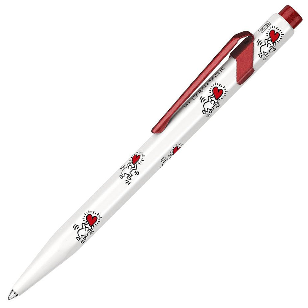 Caran d'Ache 849 Keith Haring Tükenmez Kalem White
