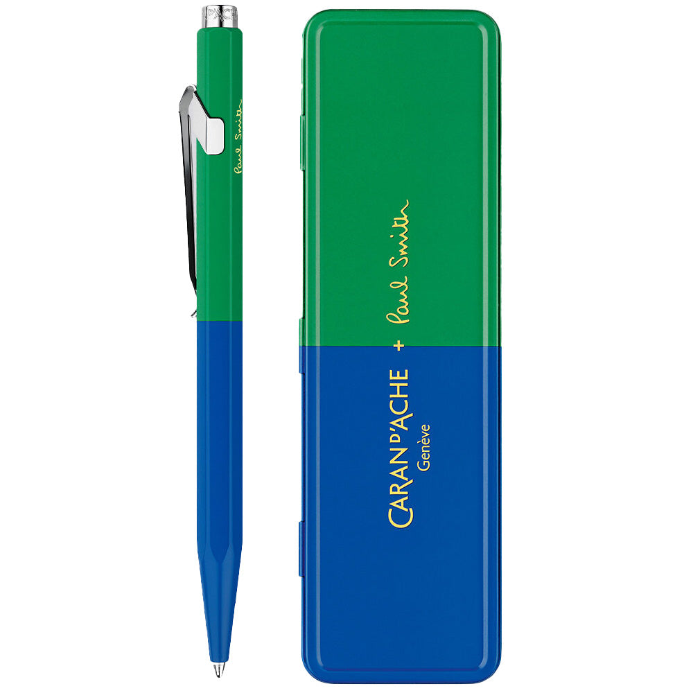 Caran d'Ache 849 Paul Smith Tükenmez Kalem Cobalt&Emerald