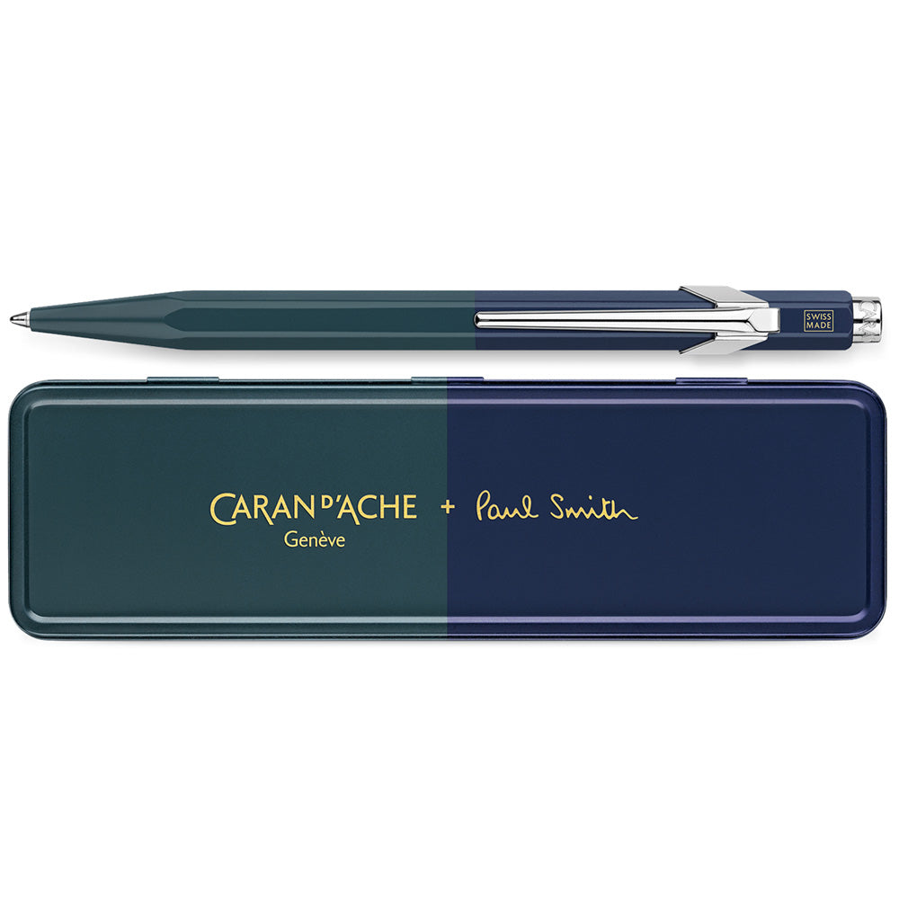 Caran d'Ache 849 Paul Smith Tükenmez Kalem Green&Navy Blue