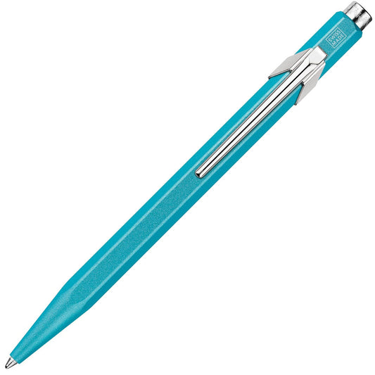 Caran d'Ache 849 Ballpoint Pen Colormat-X Turquoise In Slimpack