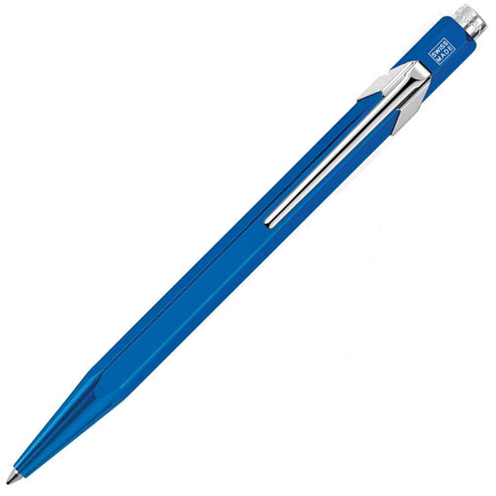 Caran d'Ache 849 X-Line Metal Tükenmez Kalem Metalik Mavi