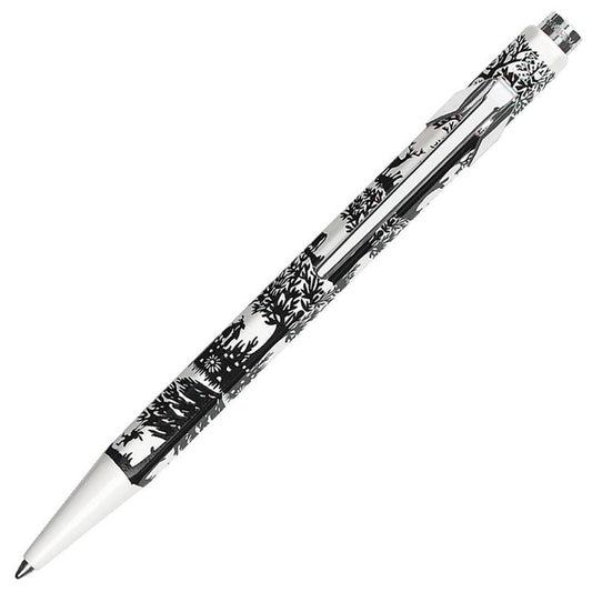 Caran d'Ache 849 Essentially Swiss Metal Tükenmez Kalem Cut-Up Paper