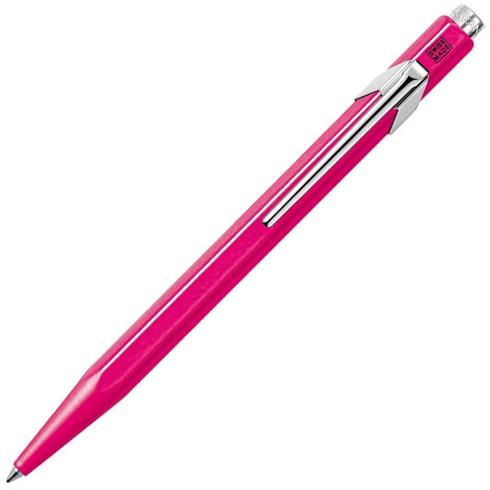 Caran d'Ache 849 Popline Metal Tükenmez Kalem Fosforlu Pembe (metal kutu)