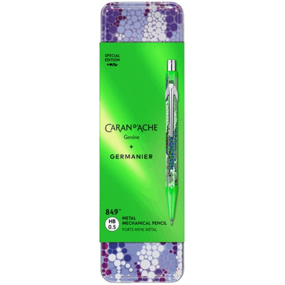 Caran d'Ache 849 Germanier Mekanik Kurşun Kalem Yeşil - Special Edition