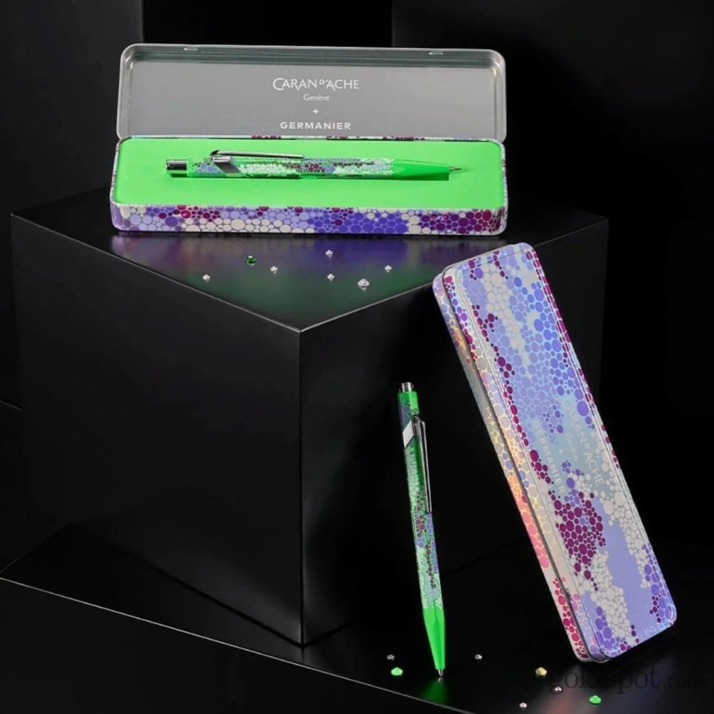 Caran d'Ache 849 Germanier Mekanik Kurşun Kalem Yeşil - Special Edition