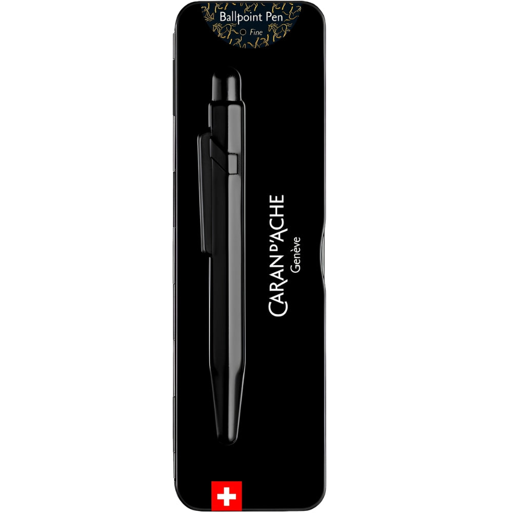 Caran d'Ache 849 Ballpoint Pen Horse Black