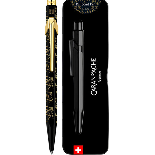 Caran d'Ache 849 Ballpoint Pen Horse Black