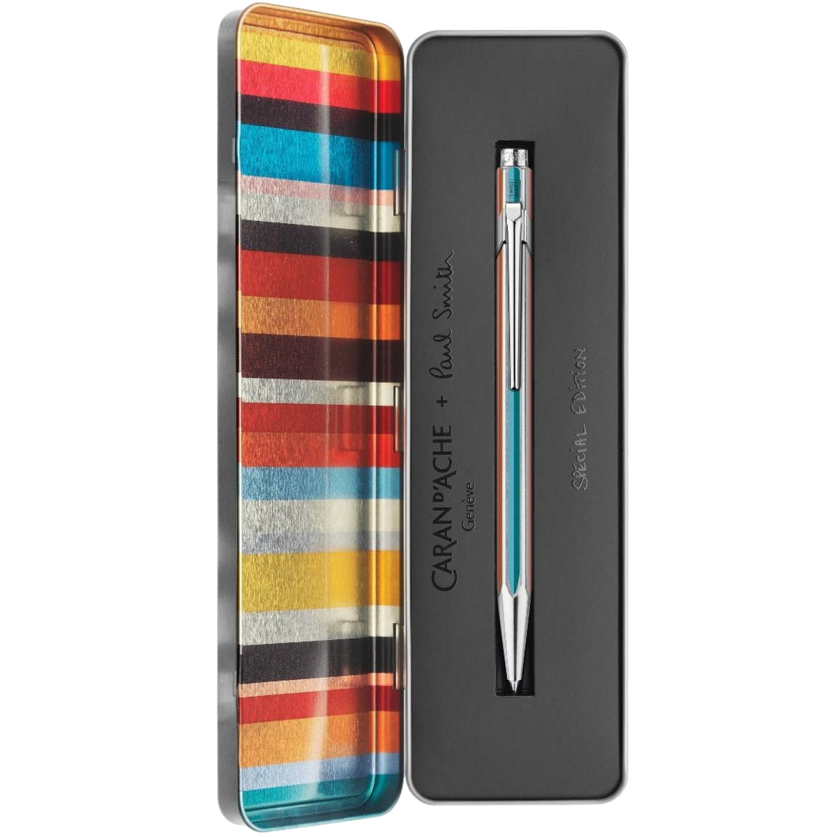 Caran d'Ache 849 Paul Smith Ballpoint Pen Grey Silver