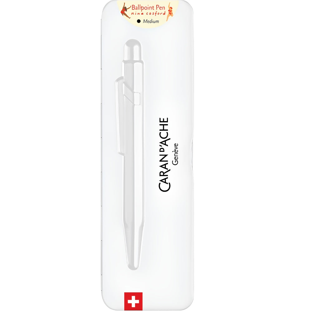 Caran d’Ache Nina Cosford Ballpoint Pen Light Cream (Metal Kutulu)