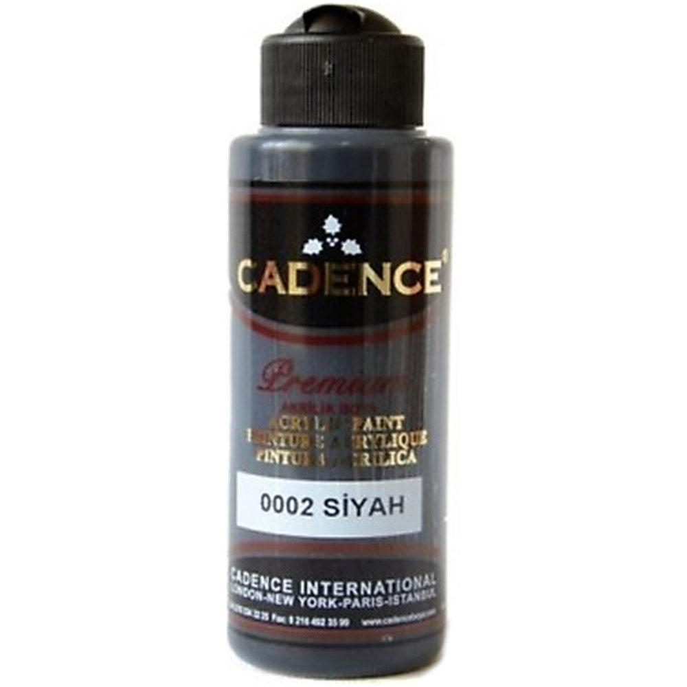 Cadence Akrilik Boya 120ml Siyah