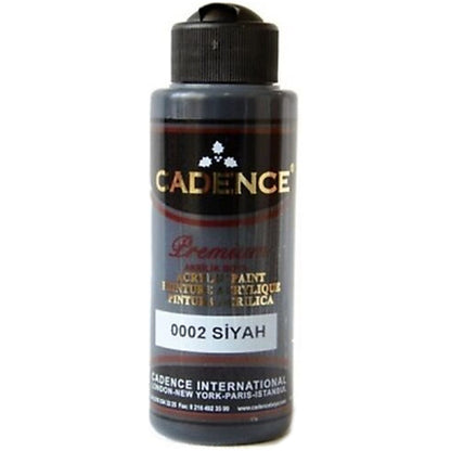 Cadence Akrilik Boya 120ml Siyah