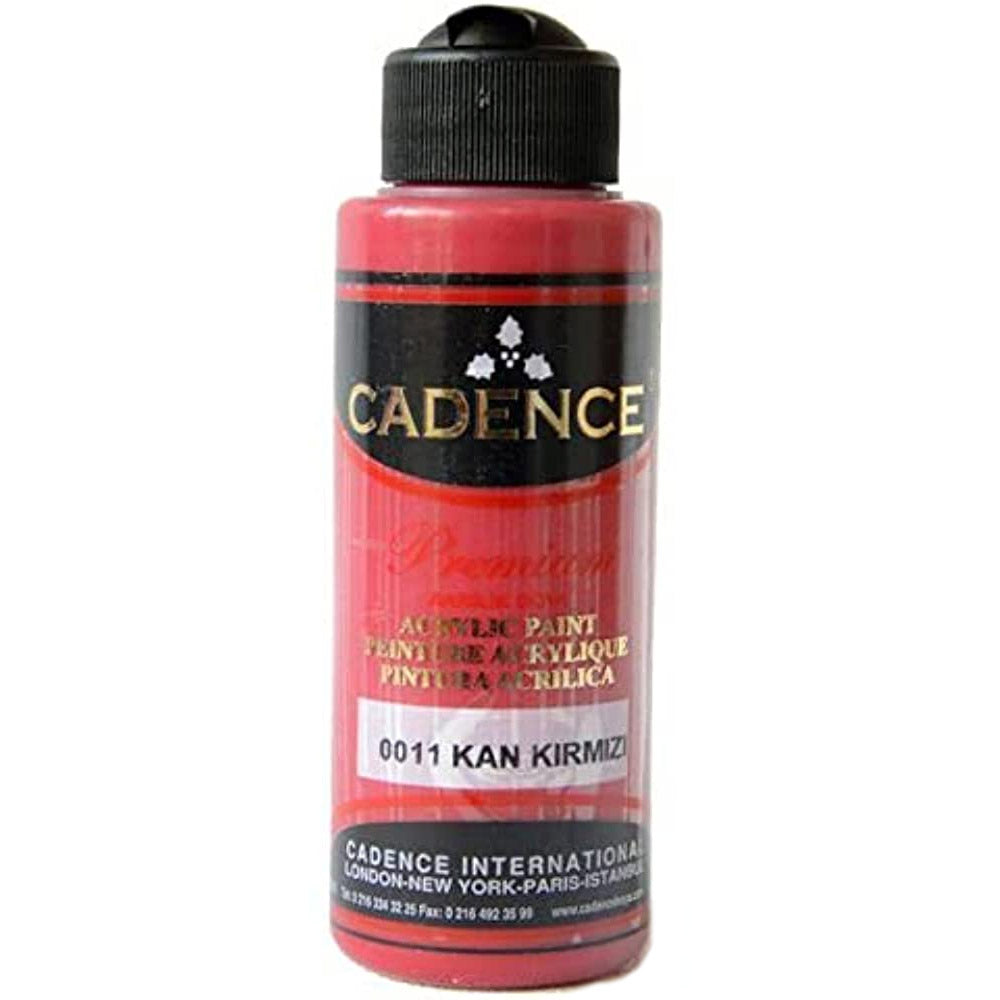 Cadence Akrilik Boya 120ml Kan Kırmızı