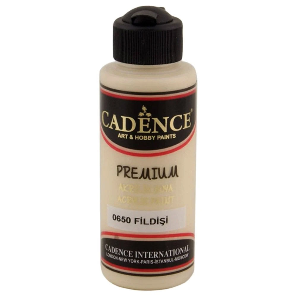 Cadence Akrilik Boya 120ml Fildişi