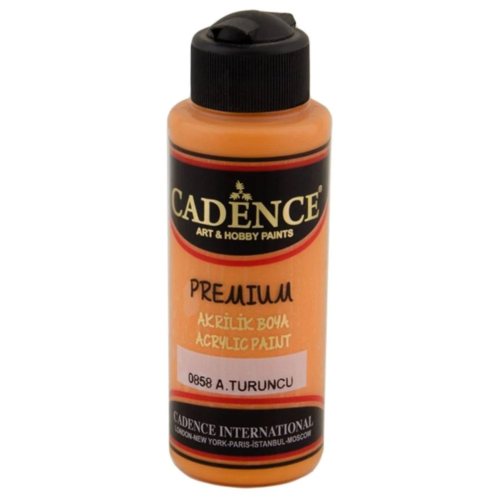 Cadence Akrilik Boya 120ml Açık Turuncu