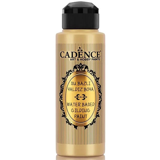 Cadence Su Bazlı Yaldız Boya 120ml Altın 100