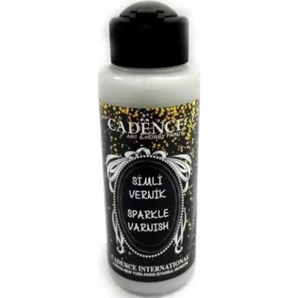 Cadence Simli Vernik 120ml Gümüş 102