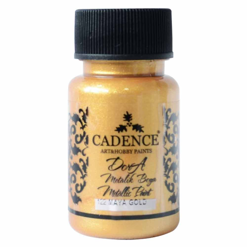 Cadence Dora Metalik Boya 50ml Maya Gold 122